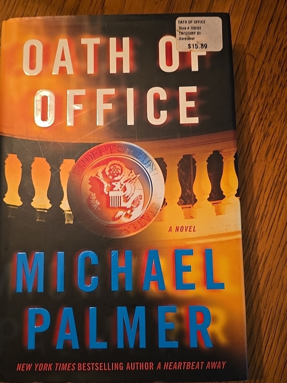 Oath of Office by Michael Palmer - Thriller Novel Hardcover